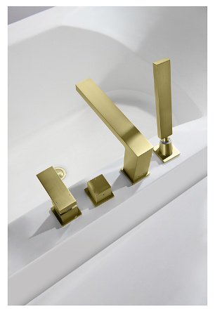 Смеситель для ванны Timo 2130/17Y, латунь, цвет золотой купить,NaN