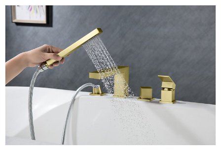 Смеситель для ванны Timo 2130/17Y, латунь, цвет золотой купить,NaN