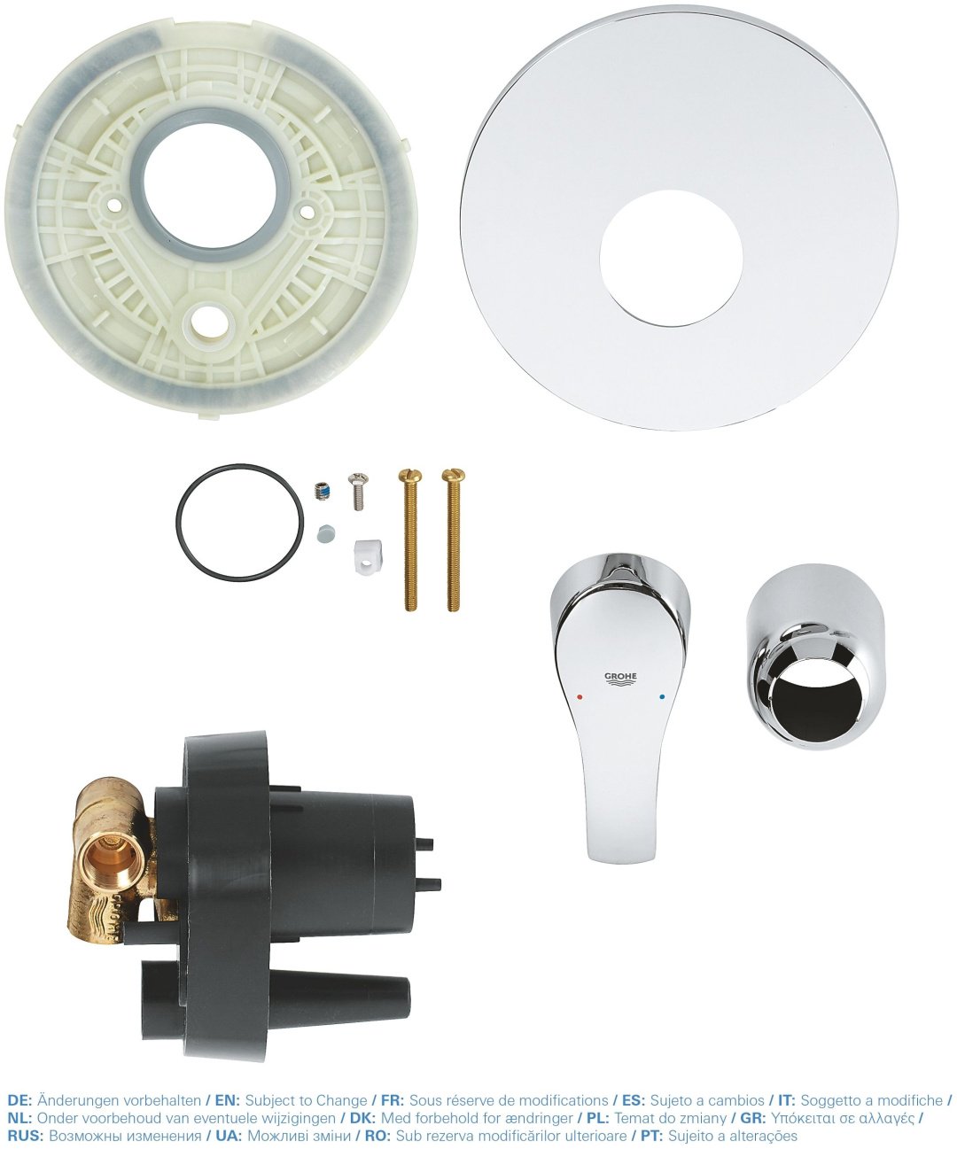 Смеситель для душа Grohe EuroSmart New 33556003, однозахватный - ForteMarket Смеситель для душа Grohe EuroSmart New 33556003, однозахватный купить,97456
