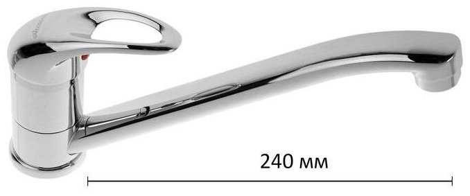 Смеситель для кухни (мойки) Accoona A5152B, однозахватный купить,NaN