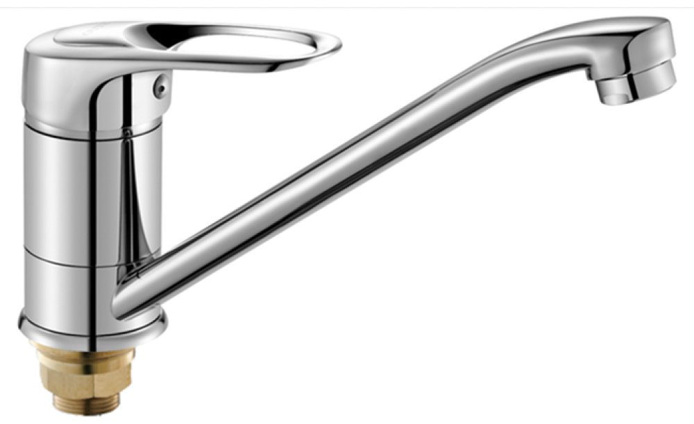 Смеситель для кухни Rainsberg R3103F, силумин, цвет хром купить,30500