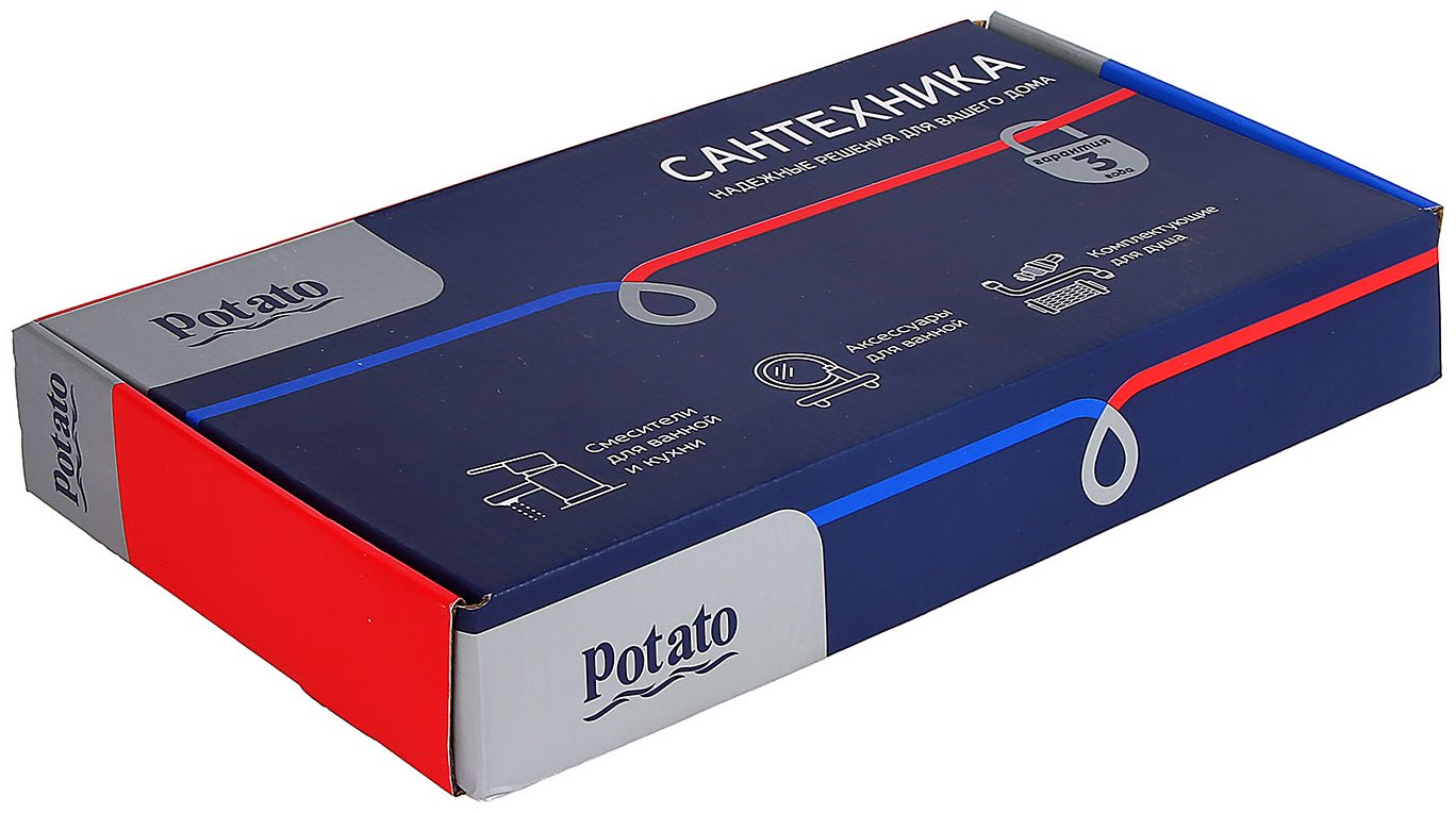 Смеситель для кухни (мойки) Potato P40303S-2, однозахватный купить,30800