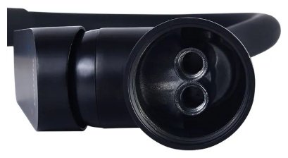 Смеситель с гибким изливом Potato P41167-6, латунь, цвет черный купить,30400