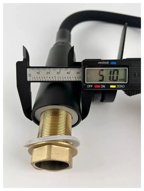 Смеситель с гибким изливом Potato P41167-6, латунь, цвет черный купить,30400