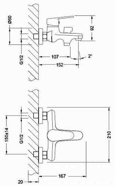 Комплект смесителей Lemark LM0380C, латунь, цвет серебристый купить,NaN
