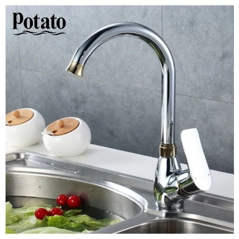 Смеситель для кухни (мойки) Potato P4032-4 , однозахватный купить,30300