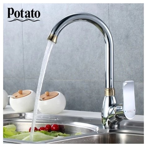 Смеситель для кухни (мойки) Potato P4032-4 , однозахватный купить,30300