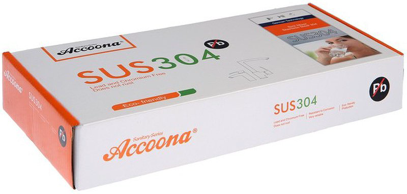 Смеситель с гибким изливом Accoona A9890K-3, латунь, цвет бирюзовый купить,NaN