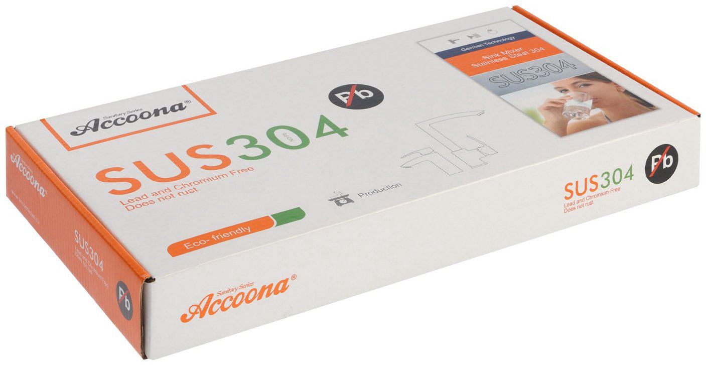 Смеситель для кухни (мойки) Accoona A4590ST , однозахватный купить,NaN