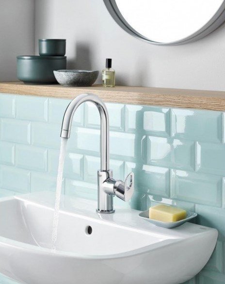 Смеситель для раковины (умывальника) Grohe BauLoop 23763000 однозахватный