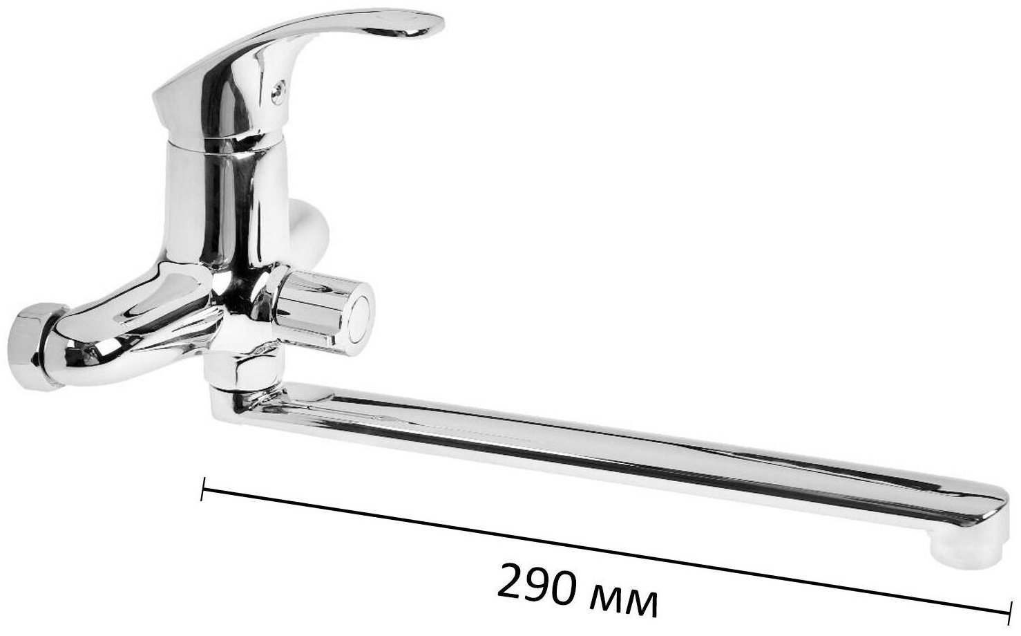 Смеситель для ванны Accoona A7153, латунь, цвет хром купить,NaN