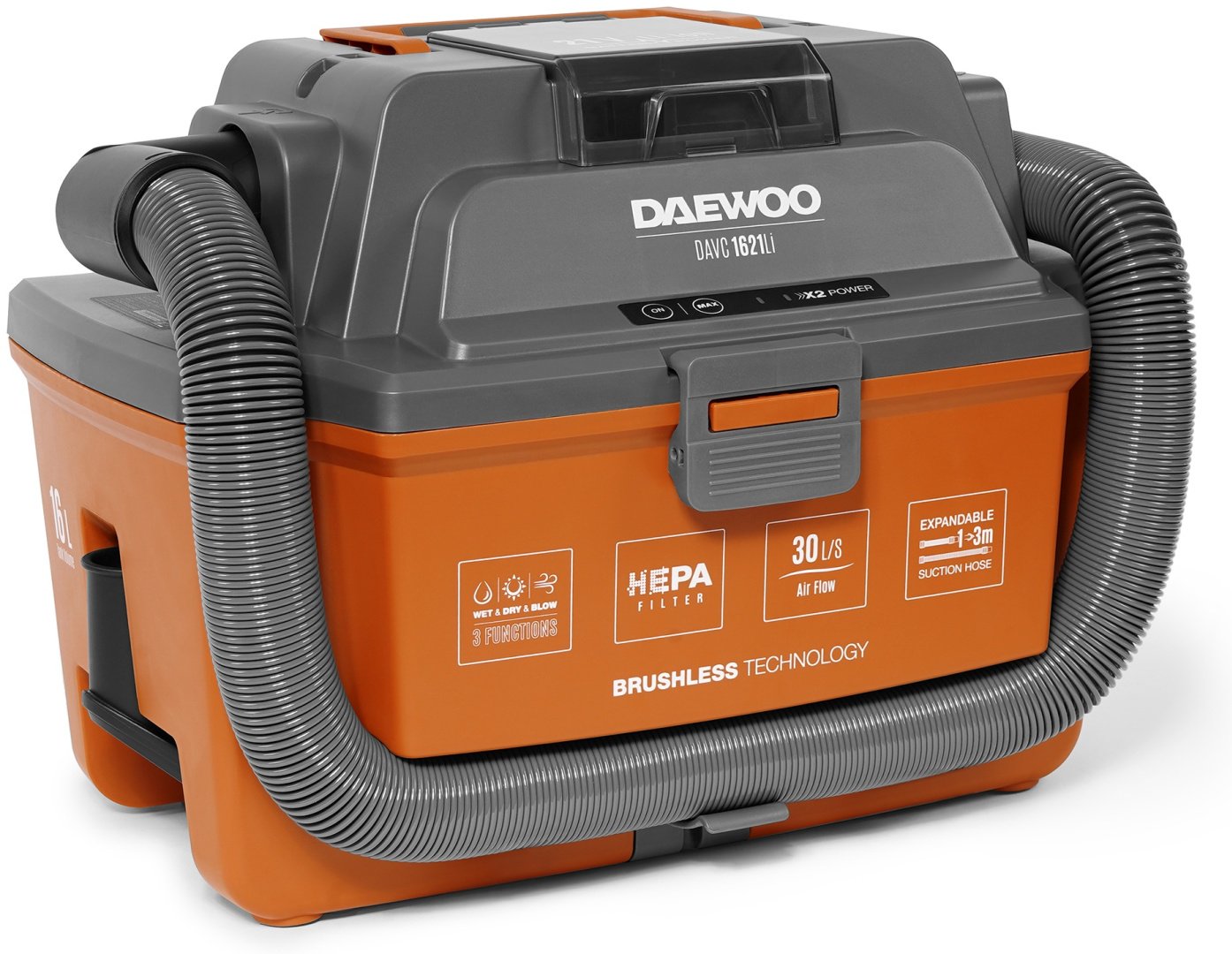 Строительный пылесос Daewoo DAVC 1621Li SET - ForteMarket Строительный пылесос Daewoo DAVC 1621Li SET купить,0