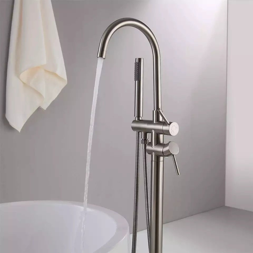 Смеситель для ванны с душем Boch Mann BRAIES Brush nickel BM8922, однозахватный купить,NaN