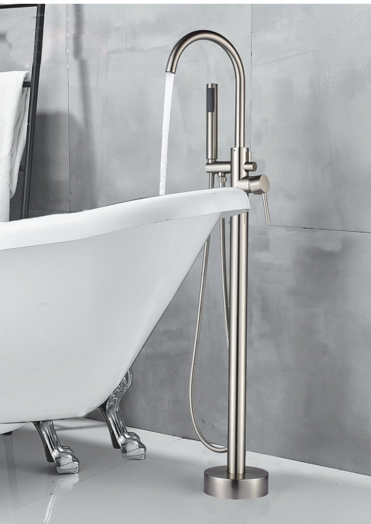 Смеситель для ванны с душем Boch Mann BRAIES Brush nickel BM8922, однозахватный купить,NaN