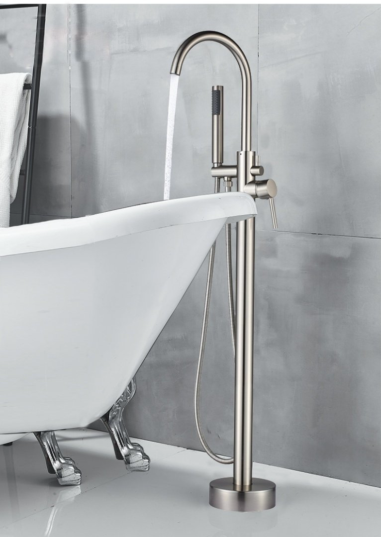 Смеситель для ванны с душем Boch Mann BRAIES Brush nickel BM8922, однозахватный купить,NaN