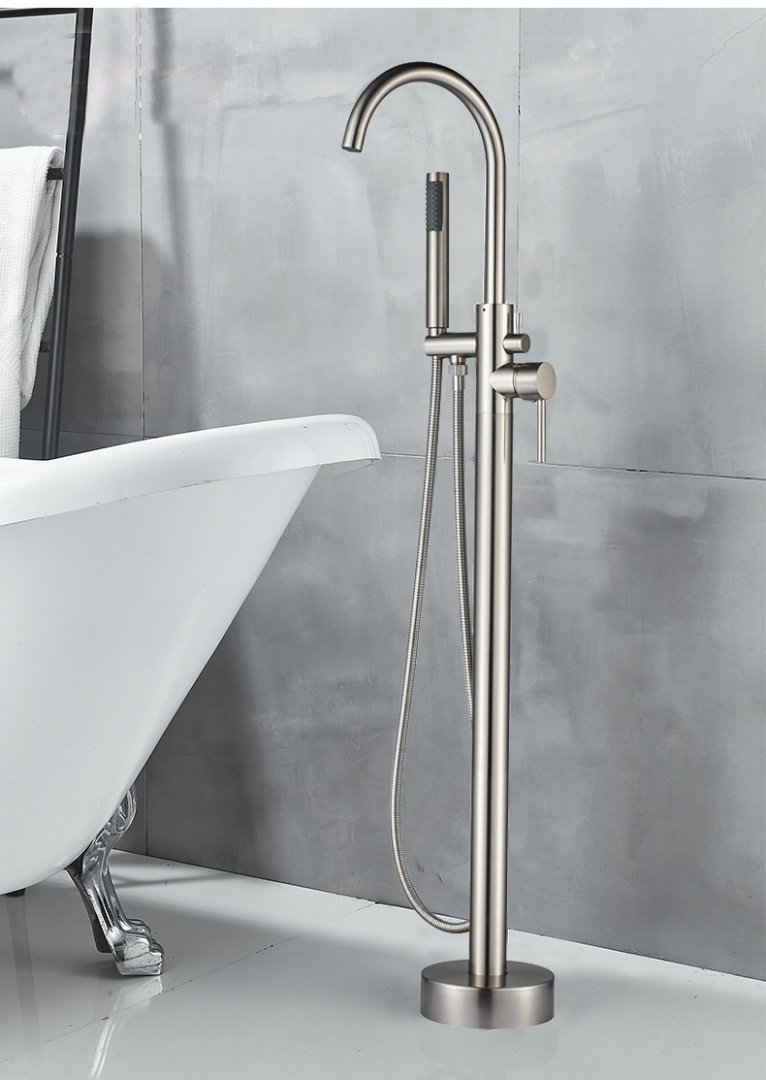 Смеситель для ванны с душем Boch Mann BRAIES Brush nickel BM8922, однозахватный купить,NaN