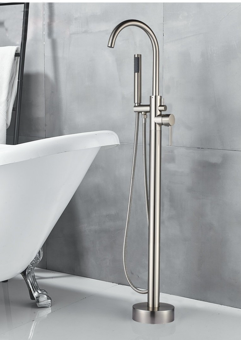 Смеситель для ванны с душем Boch Mann BRAIES Brush nickel BM8922, однозахватный купить,NaN