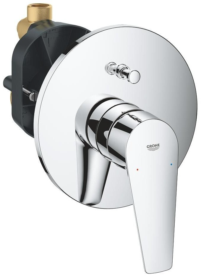 Смеситель для ванны Grohe BauEdge 29079001, однозахватный купить,NaN