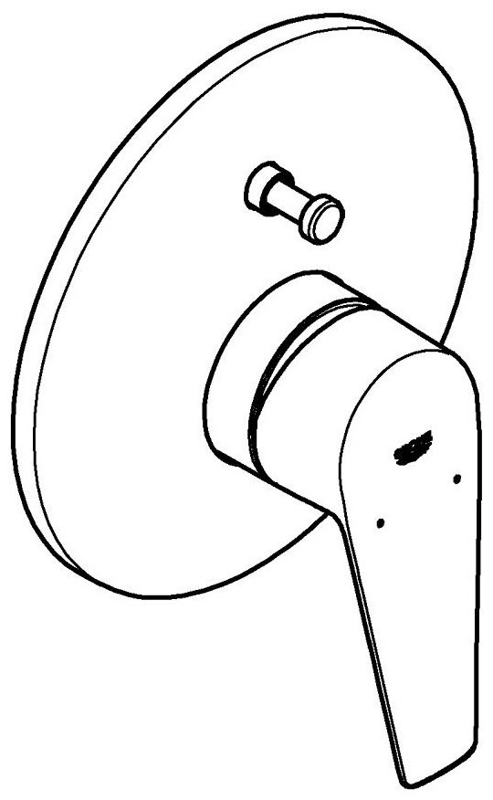 Смеситель для ванны Grohe BauEdge 29079001, однозахватный купить,NaN