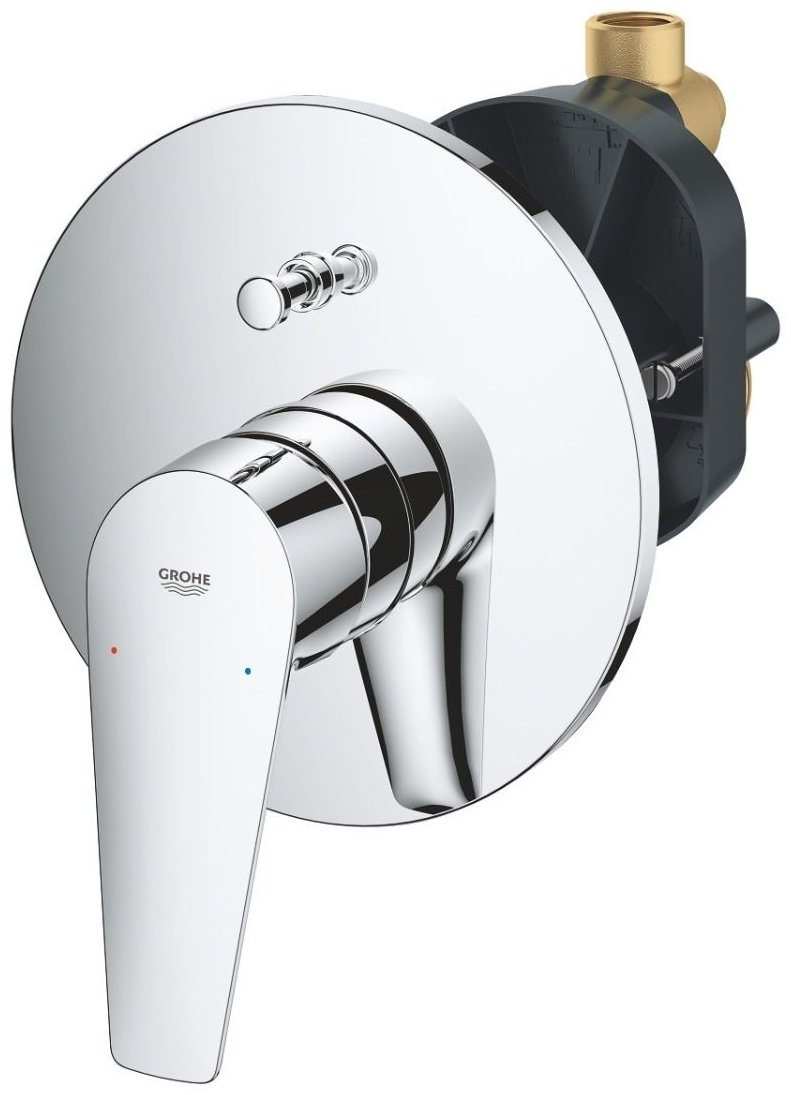 Смеситель для ванны Grohe BauEdge 29079001, однозахватный купить,NaN