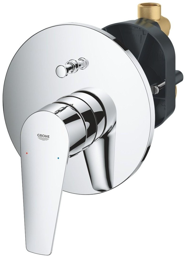 Смеситель для ванны Grohe BauEdge 29079001, однозахватный купить,NaN