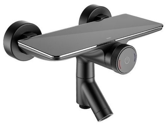 Смеситель для ванны с душем IDDIS Push Control Shelfy SHEBLBTi02WA, поворотно-нажимной