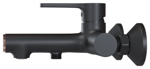 Смеситель для ванны Mixline ML23-01, латунь, цвет черный