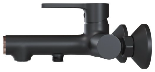 Смеситель для ванны Mixline ML23-01, латунь, цвет черный купить,43800
