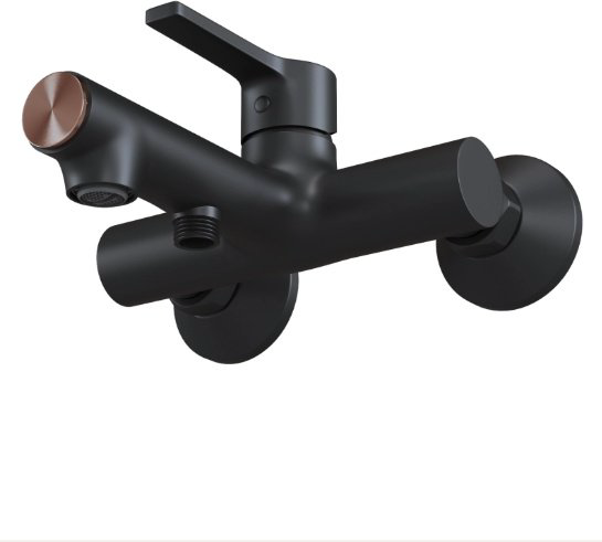 Смеситель для ванны Mixline ML23-01, латунь, цвет черный купить,43800