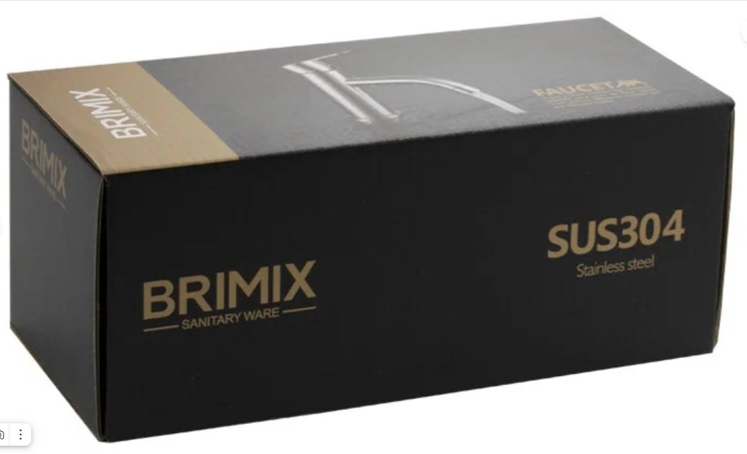 Смеситель для ванны BRIMIX 9328, нержавеющая сталь, цвет сатин купить,NaN