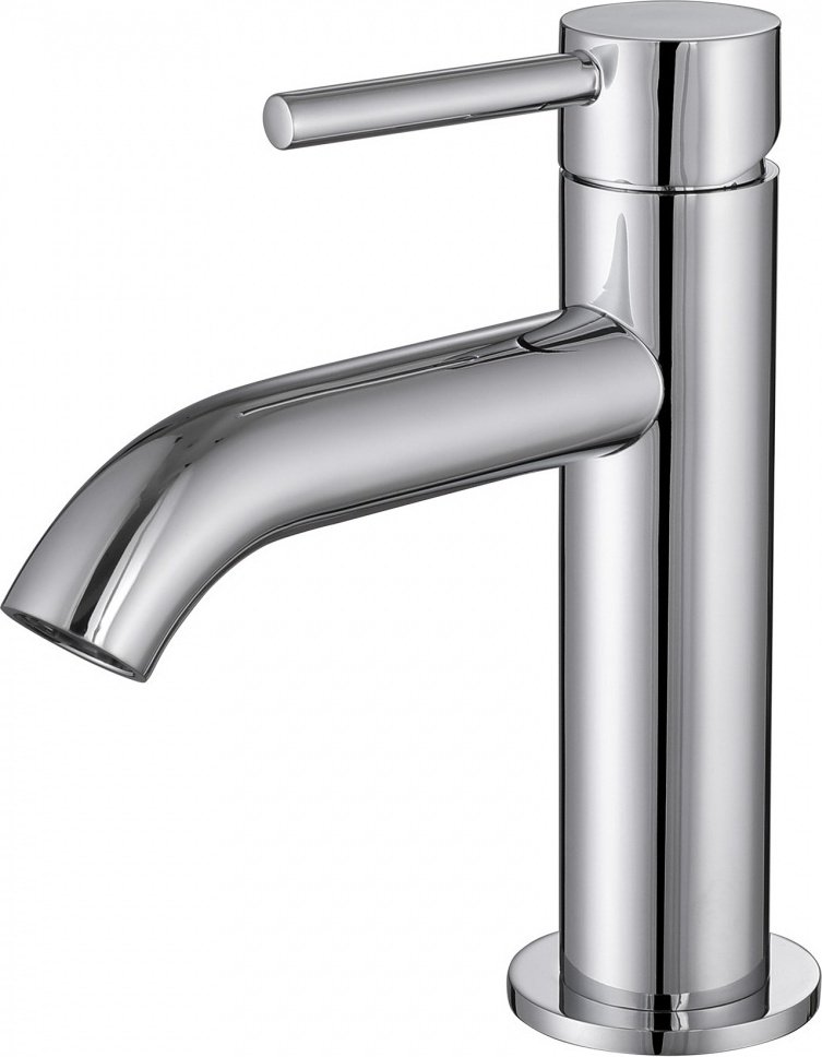 Смеситель для раковины (умывальника) Abber Wasser Kreis AF8110 цвет серебристый, однозахватный