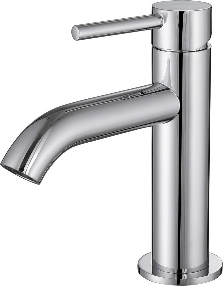 Смеситель для раковины (умывальника) Abber Wasser Kreis AF8110 цвет серебристый, однозахватный