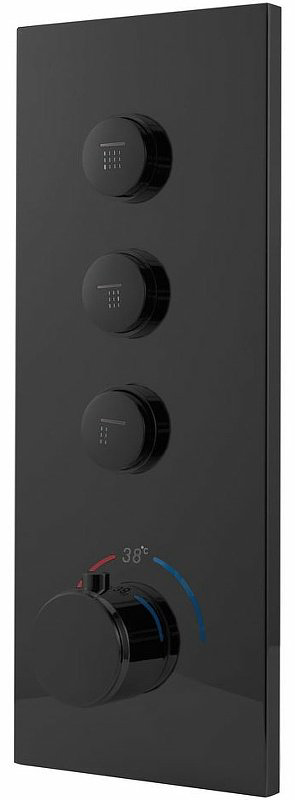 Смеситель для душа Vincea VSCV-433TMB, латунь, цвет черный купить,NaN