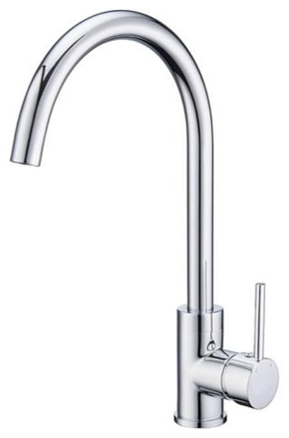Смеситель для кухни GRANULA 2125, нержавеющая сталь, цвет хром купить,NaN