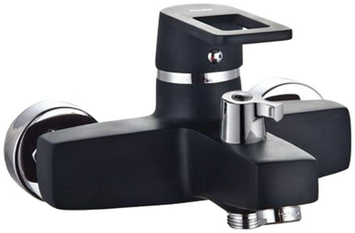Смеситель для ванны Potato P3030-6, цинк, цвет черный