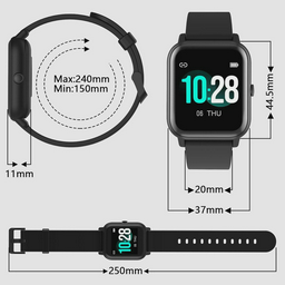 Смарт-часы Blackview R30 46мм Black