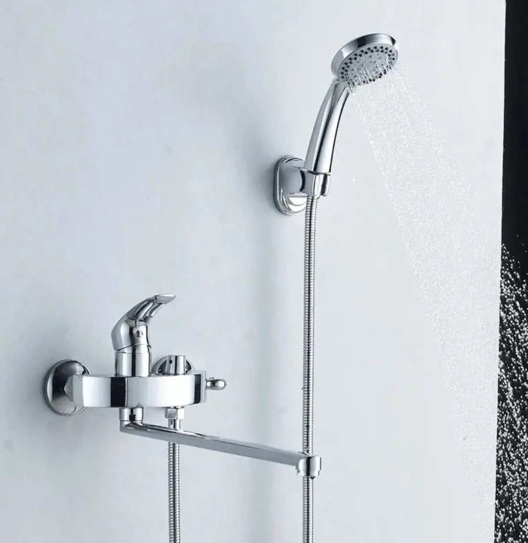 Смеситель для ванны Shevanik S5172, латунь, цвет хром купить,NaN