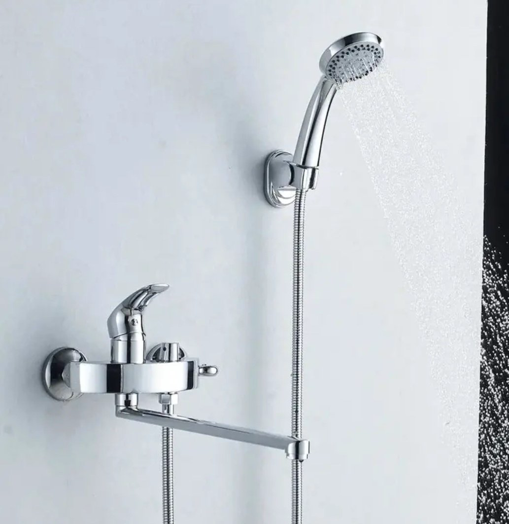Смеситель для ванны Shevanik S5172, латунь, цвет хром купить,NaN