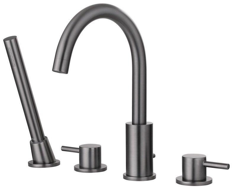 Смеситель для ванны Abber Wasser Kreis AF8113NG, латунь, цвет никель - ForteMarket Смеситель для ванны Abber Wasser Kreis AF8113NG, латунь, цвет никель купить,258900