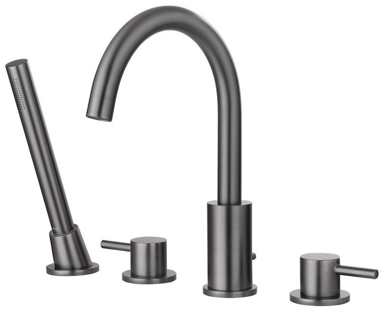 Смеситель для ванны Abber Wasser Kreis AF8113NG, латунь, цвет никель - ForteMarket Смеситель для ванны Abber Wasser Kreis AF8113NG, латунь, цвет никель купить,258900