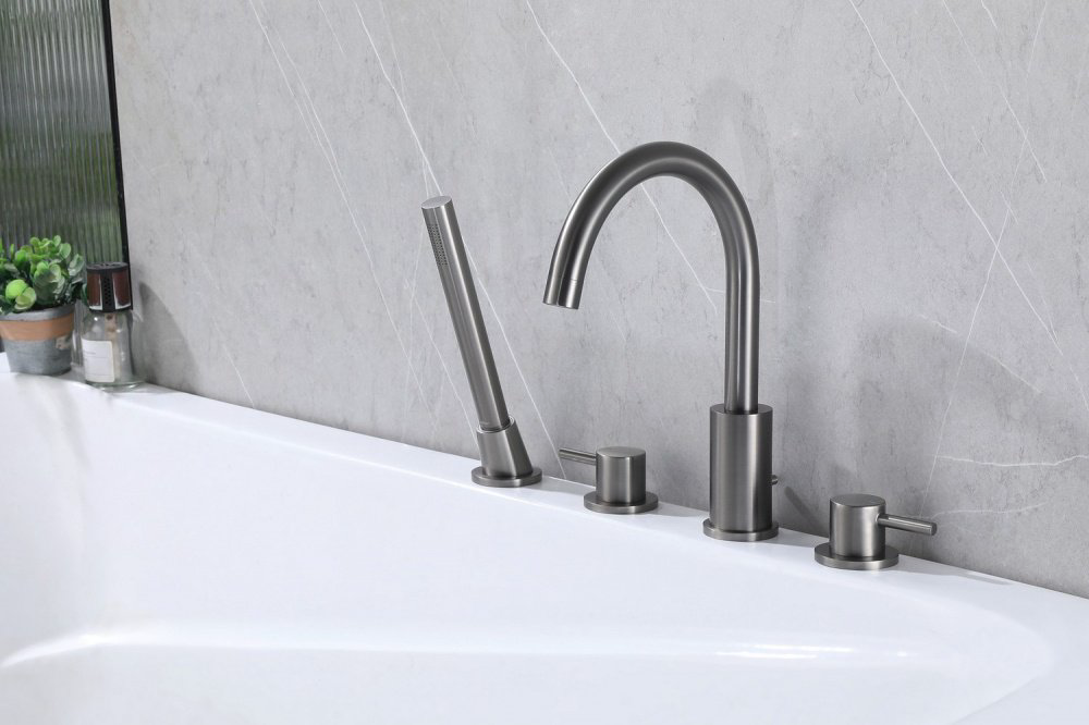 Смеситель для ванны Abber Wasser Kreis AF8113NG, латунь, цвет никель - ForteMarket Смеситель для ванны Abber Wasser Kreis AF8113NG, латунь, цвет никель купить,258900