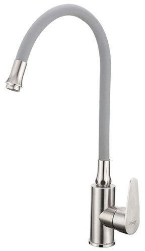 Смеситель для кухни Frap F4448, нержавеющая сталь, цвет серый, хром купить,NaN