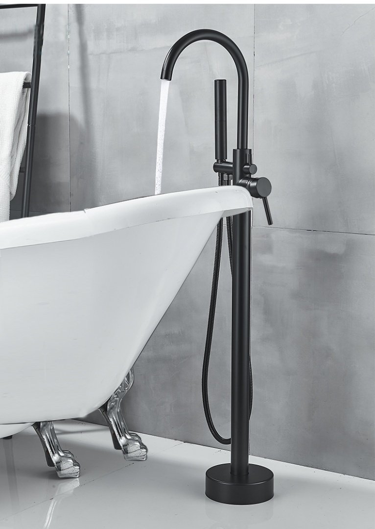 Смеситель для ванны с душем Boch Mann BRAIES Matt black BM8921, однозахватный купить,NaN