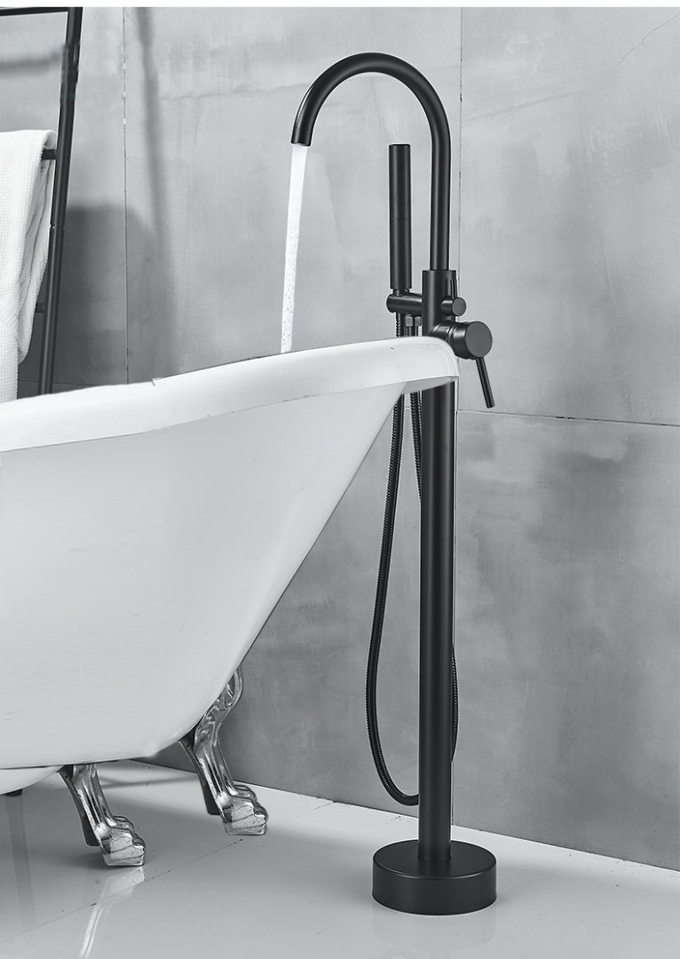 Смеситель для ванны с душем Boch Mann BRAIES Matt black BM8921, однозахватный купить,NaN
