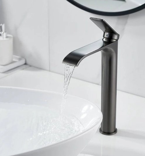 Смеситель Shevanik S4111T, латунь, цвет серый купить,NaN