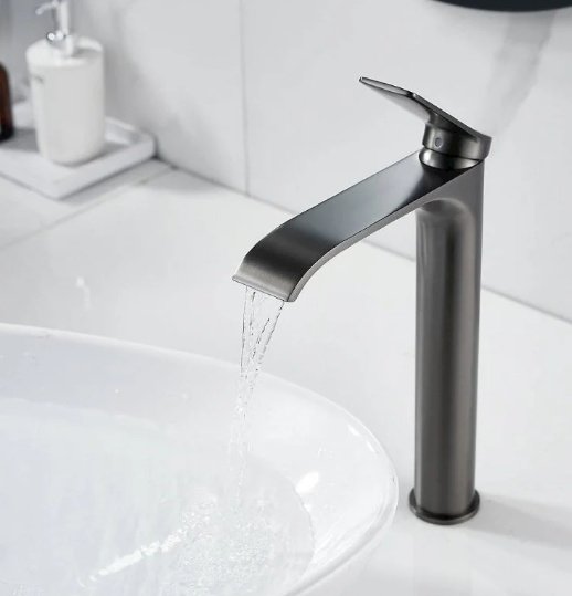 Смеситель Shevanik S4111T, латунь, цвет серый купить,NaN