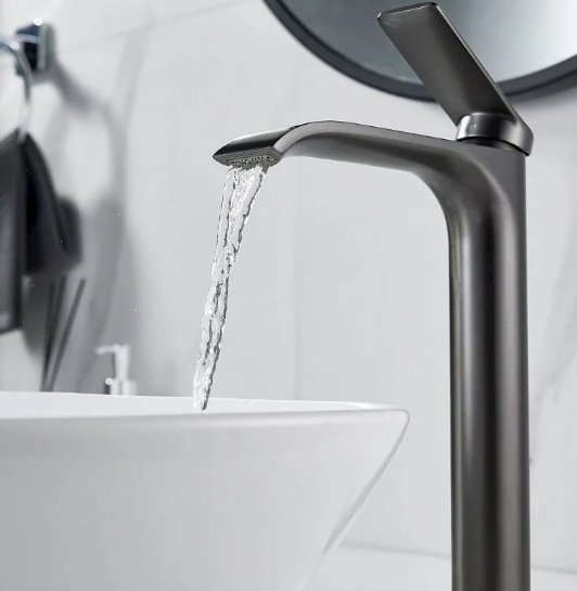 Смеситель Shevanik S4111T, латунь, цвет серый купить,NaN