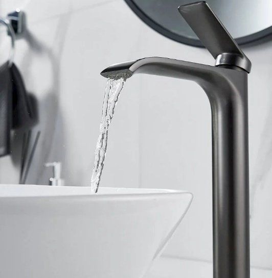 Смеситель Shevanik S4111T, латунь, цвет серый купить,NaN