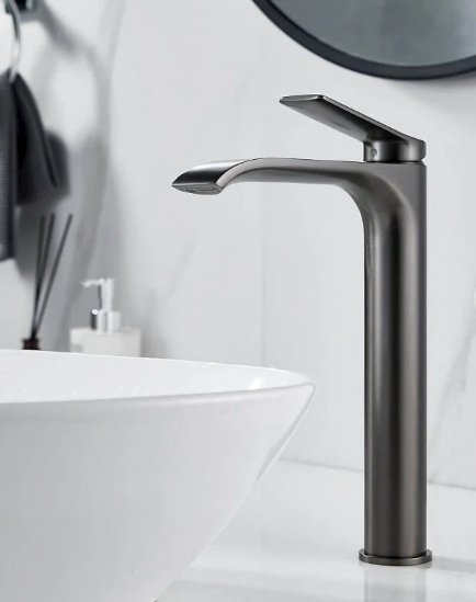 Смеситель Shevanik S4111T, латунь, цвет серый купить,NaN