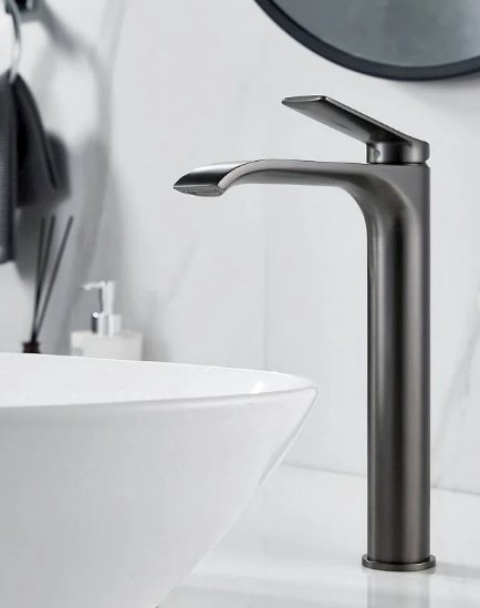 Смеситель Shevanik S4111T, латунь, цвет серый купить,NaN